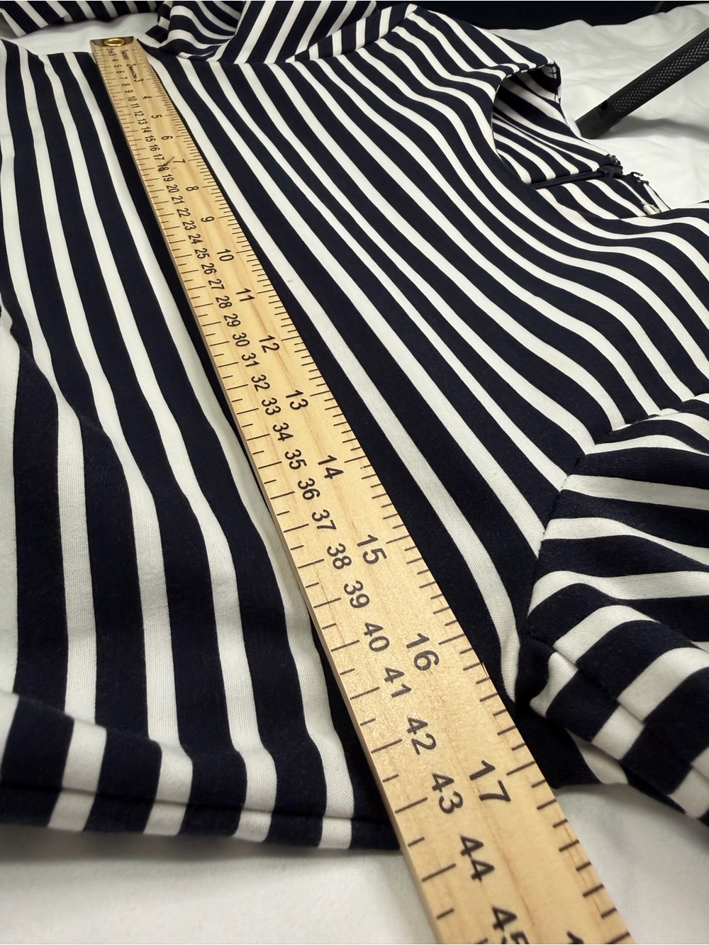 GAP Navy and White Striped Fit & Flare Dress Size 2 - Picture 8 of 9